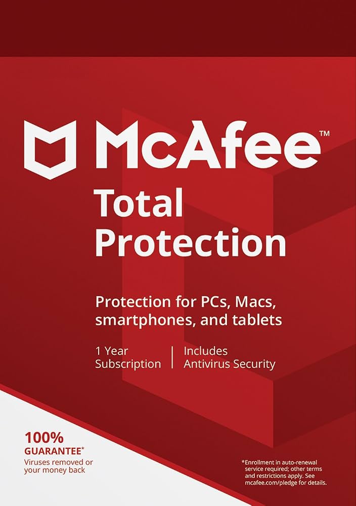 MCAFEE TOTAL PROTECTION 1 DISPOSITIVO X 1 AÑO